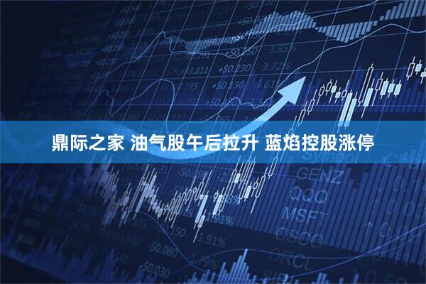 鼎际之家 油气股午后拉升 蓝焰控股涨停