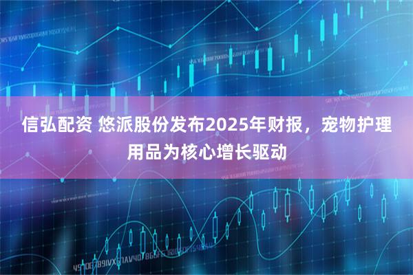 信弘配资 悠派股份发布2025年财报，宠物护理用品为核心增长驱动