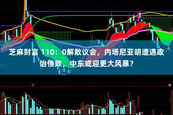 芝麻财富 110：0解散议会，内塔尼亚胡遭遇政治惨败，中东或迎更大风暴？